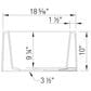 Blanco Ikon 30" Apron Front Single Bowl Sink in Soft White, , large