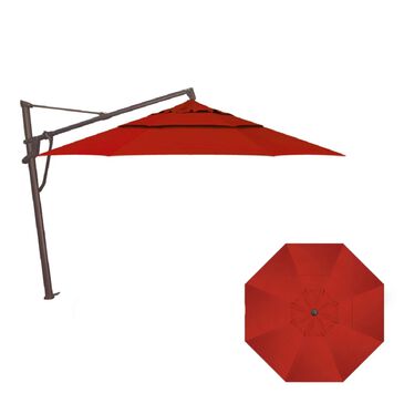 Garden Party 11" Cantilever Umbrella in Red - Without Base, , large