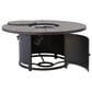 GatherCraft Hudson 5-Piece Round Firepit Chat Set in Mystic Sahara, , large