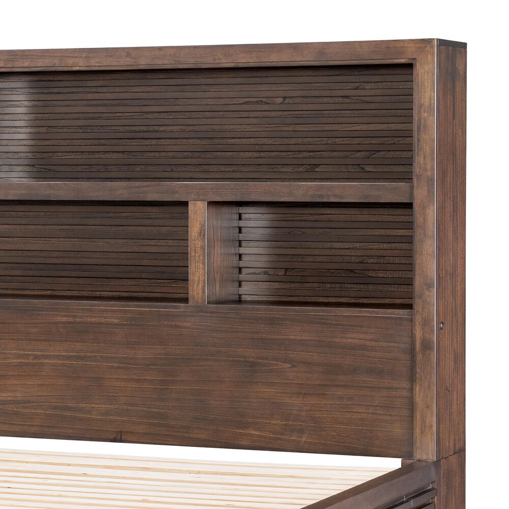 Legacy Classic Architect King Double Storage Bed in Onyx Brown, , large