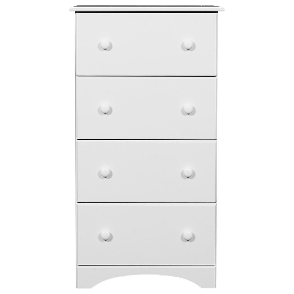 Lemoore Essential 14000 4 Drawer Chest in White, , large