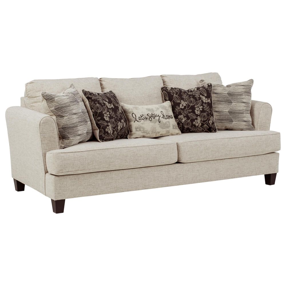 Signature Design by Ashley Callisburg Stationary Sofa in Linen, , large