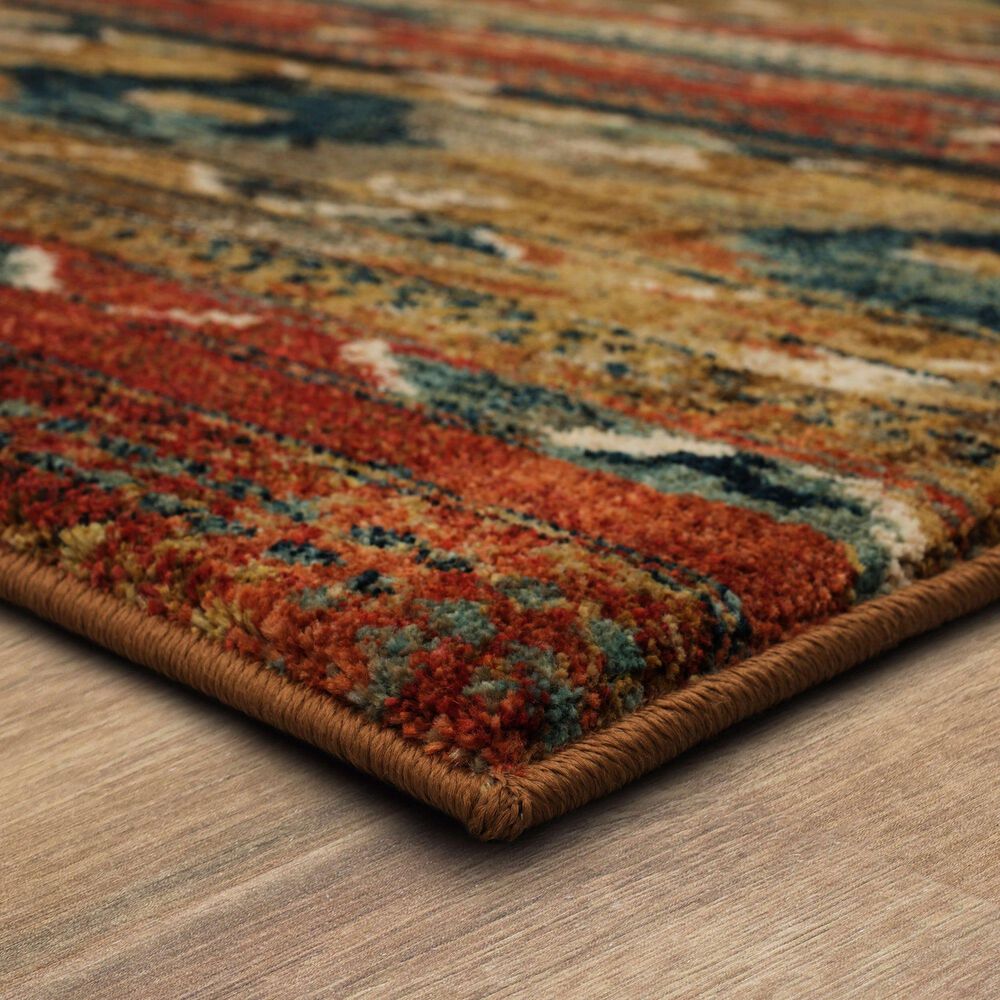 Karastan Spice Market Infused Aquamarine 8' x 11' Area Rug, , large