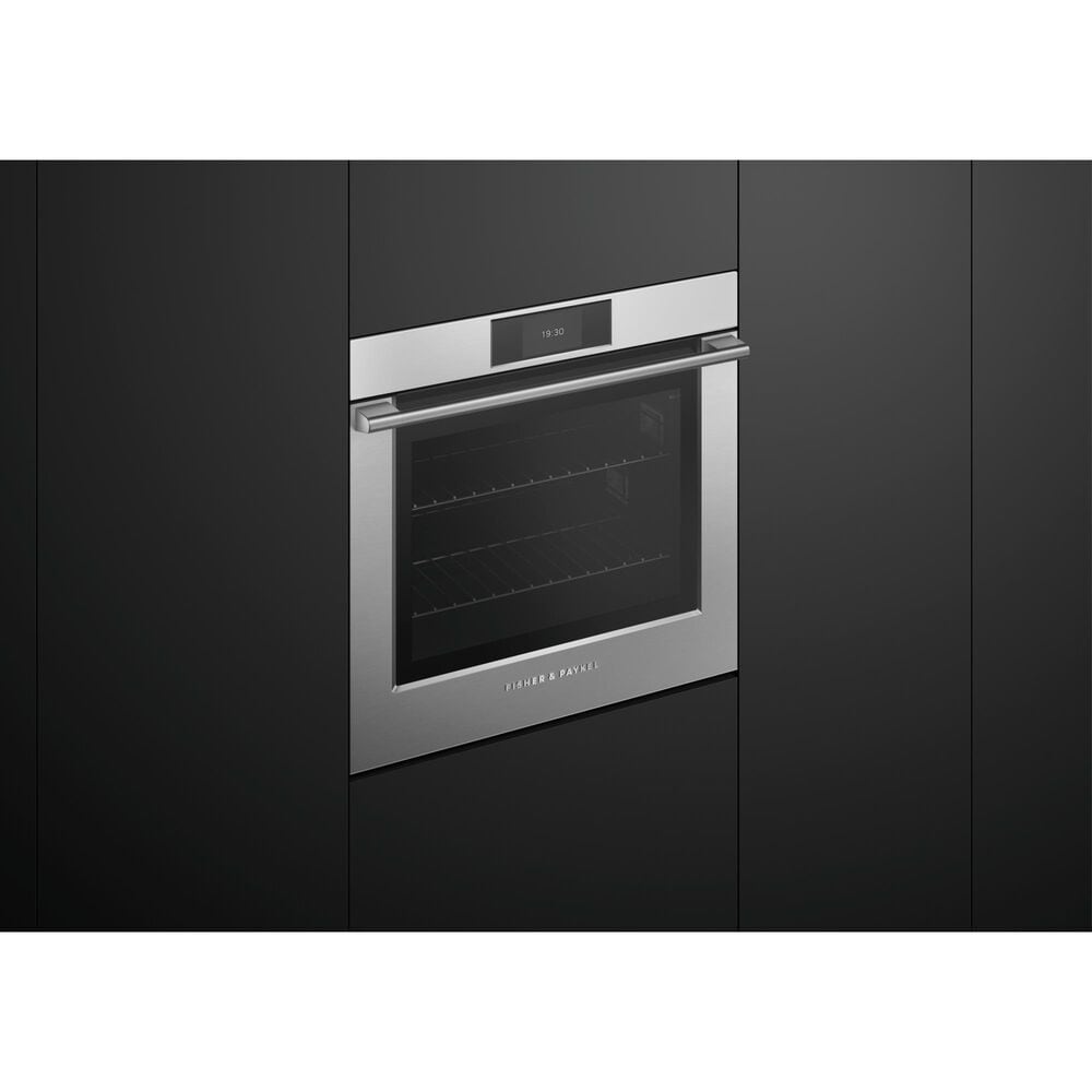 Fisher and Paykel Series 7 30" Professional Smart Single Wall Oven in Stainless Steel, , large