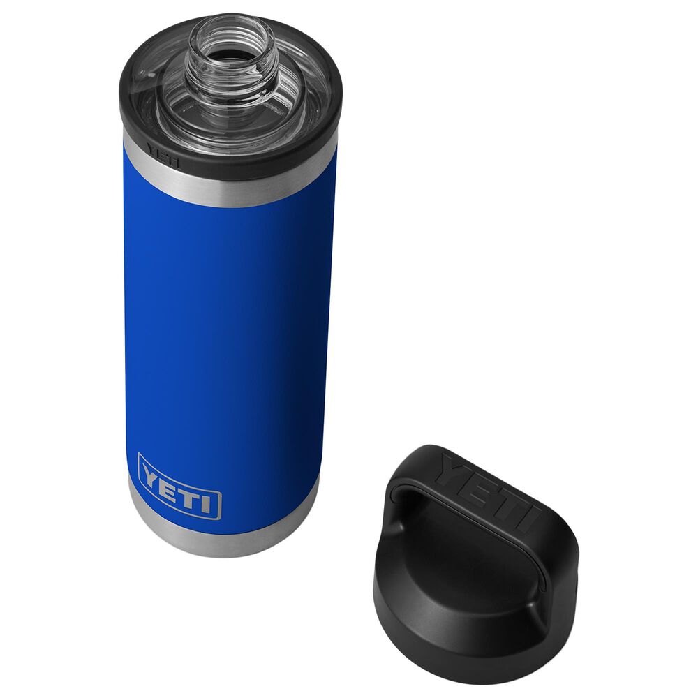 YETI Rambler 18 Oz Water Bottle with Chug Cap in Royal Blue, , large