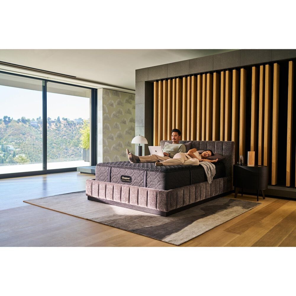 Simmons Company Black Hybrid Series Three Medium Pillow Top King Mattress, , large