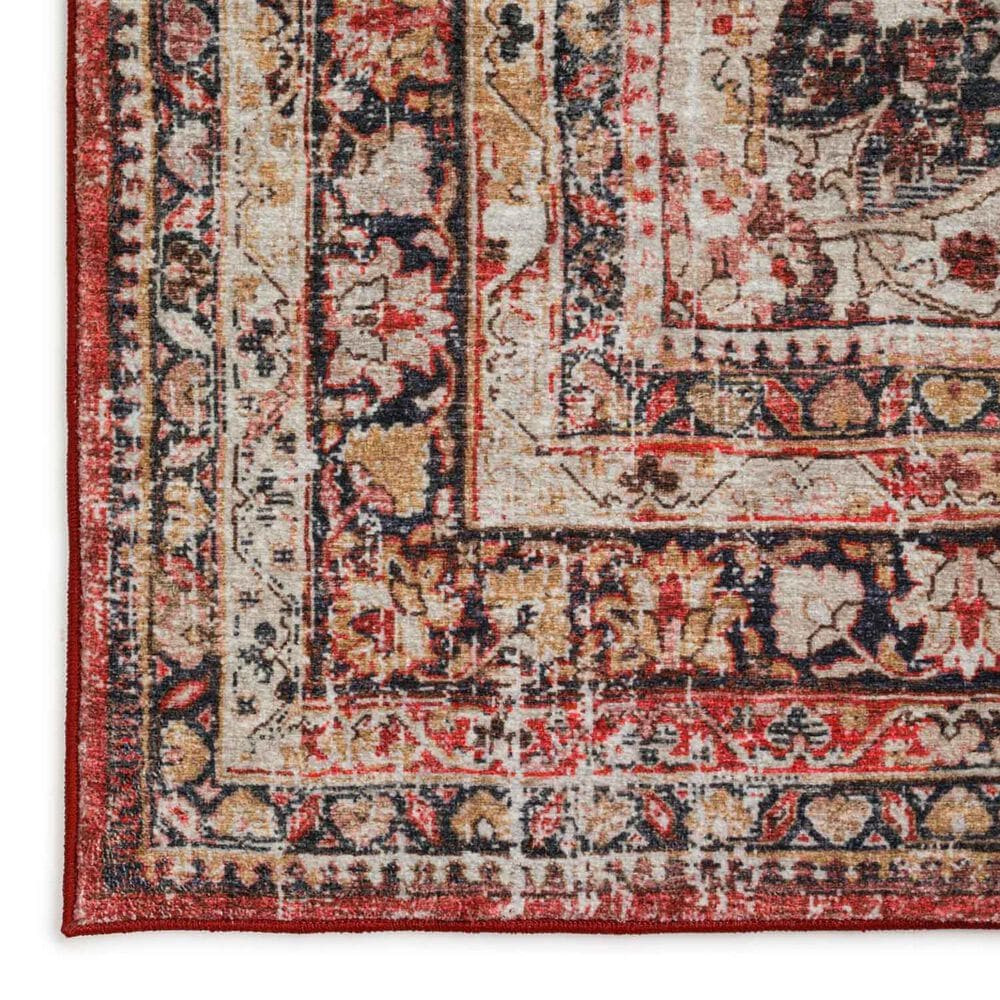 Dalyn Rug Company Jericho 2&#39;6&quot; x 10&#39; Garnet Indoor/Outdoor Runner, , large