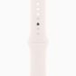 Apple Watch Series 11 (GPS + Cellular) 46mm Gold Titanium Case with Light Blush Sport Band - M/L, , large