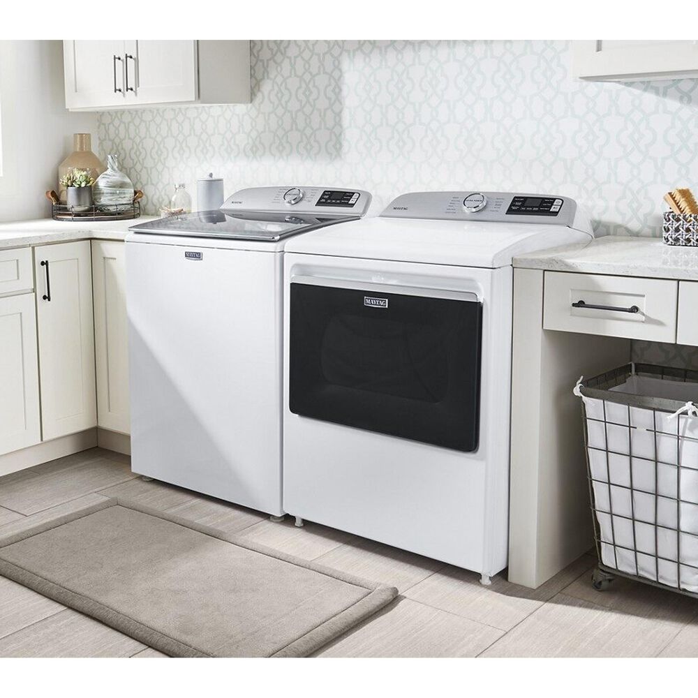 Maytag 4.7 Cu. Ft. Top Load Washer with Agitator in White, , large