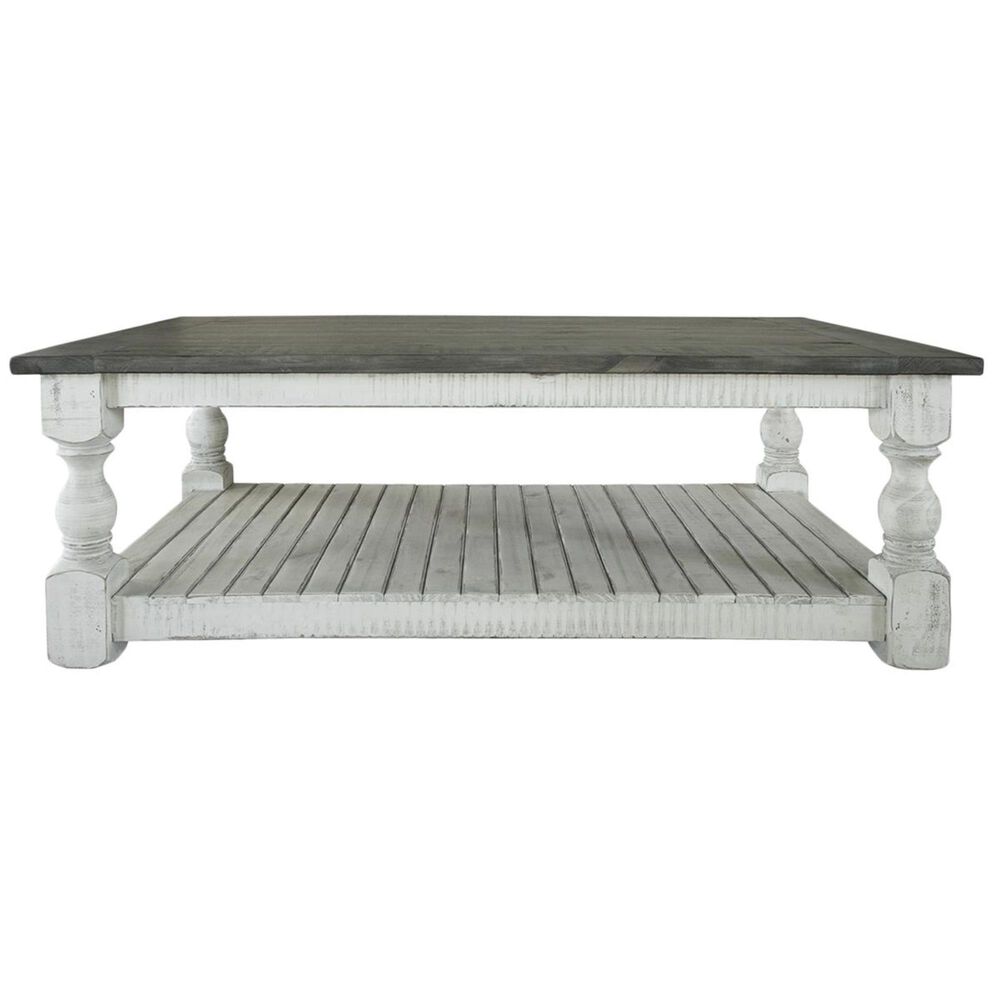Fallridge Stone Cocktail Table in Off White and Gray, , large