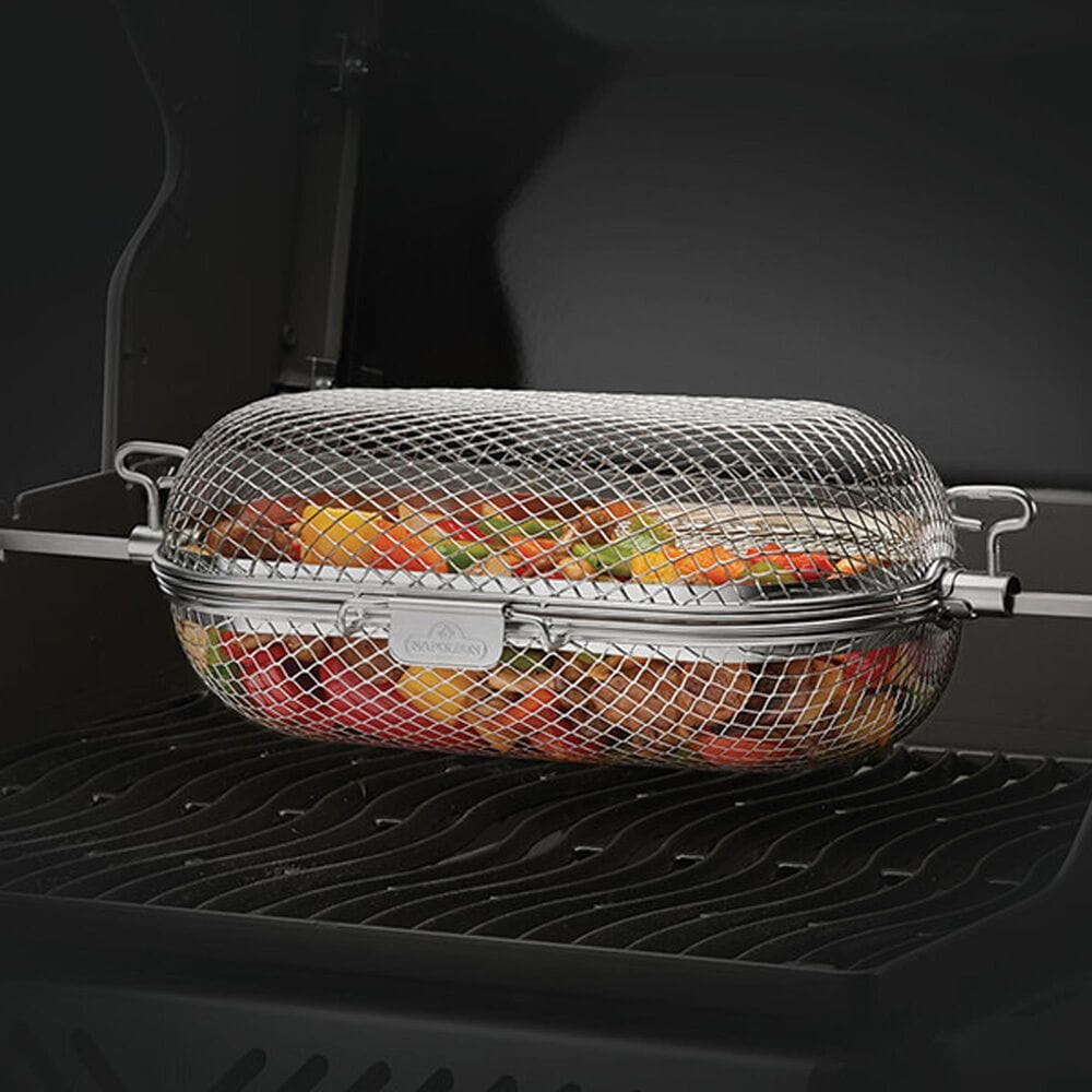 Napoleon Rotisserie Grill Basket in Stainless Steel NFM