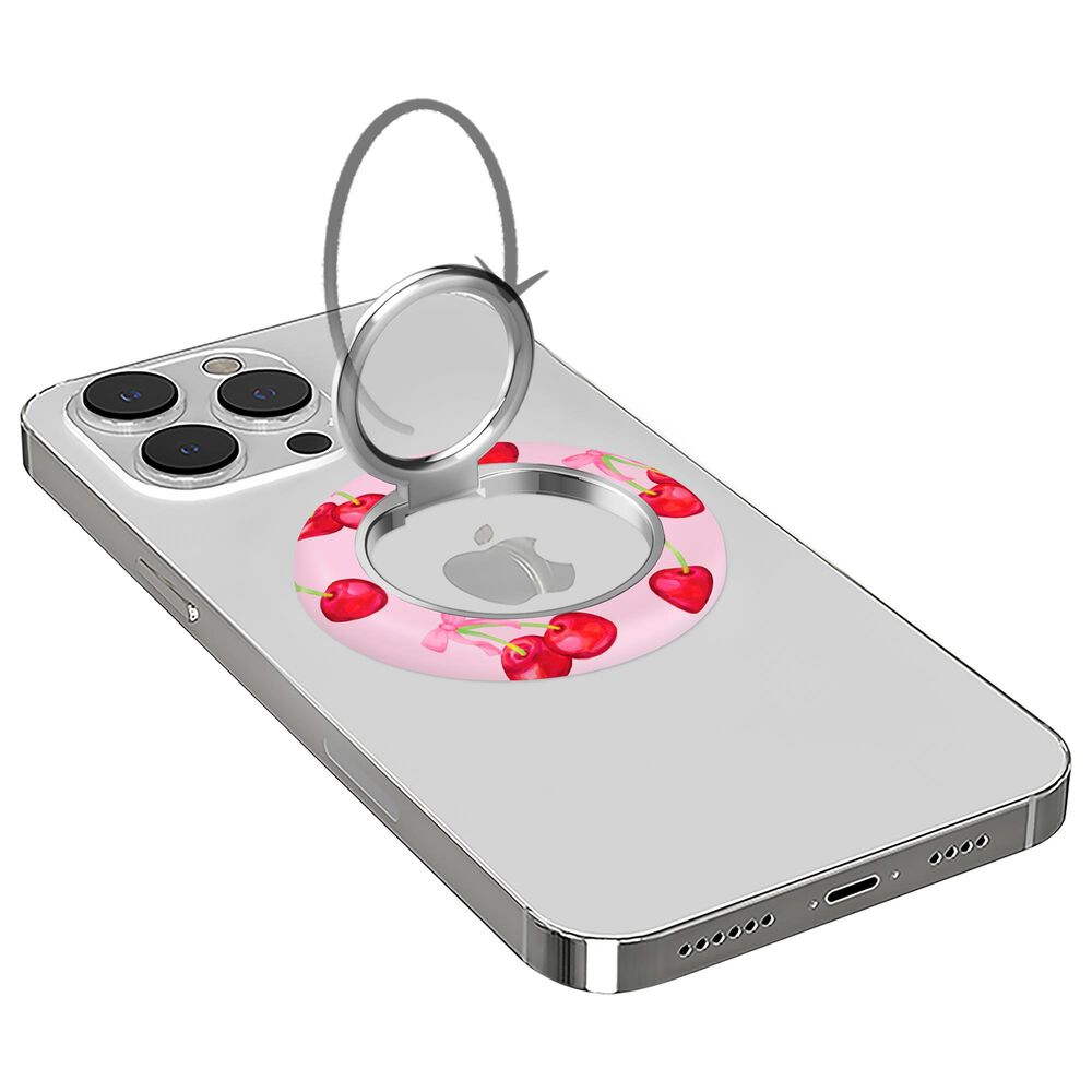Velvet Caviar MagSafe Phone Grip Ring in Sweet Cherry, , large