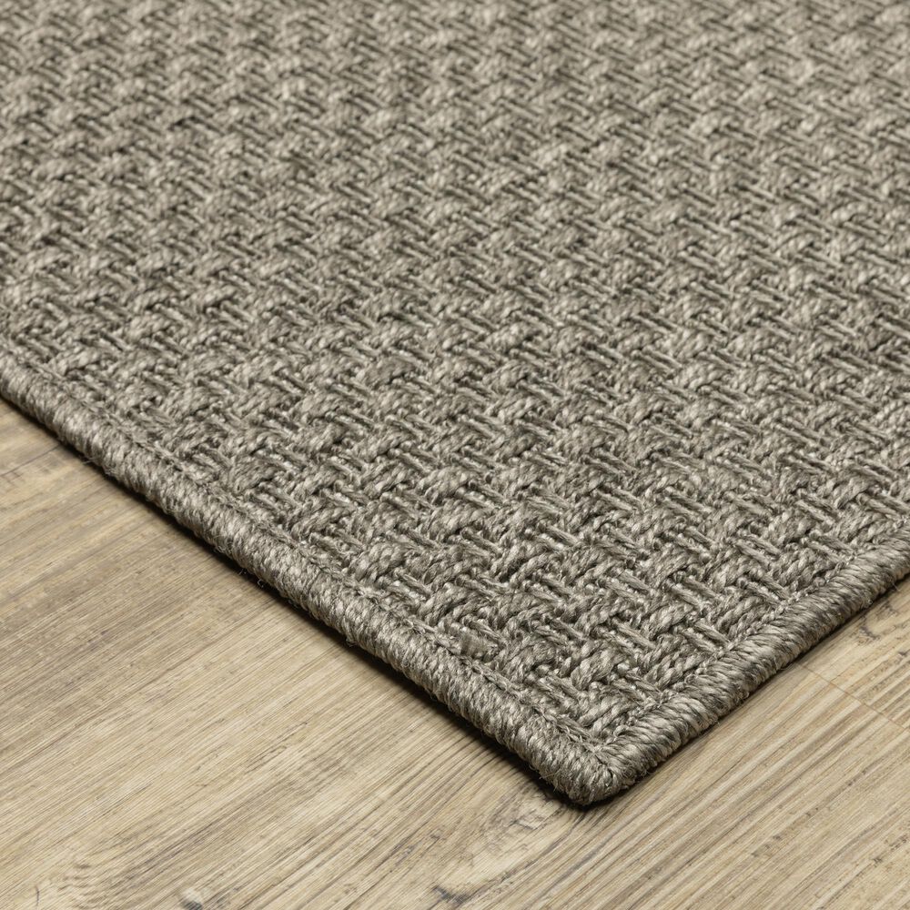 Oriental Weavers Caicos CA01N 3&#39;3&quot; x 5&#39; Grey Area Rug, , large