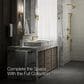 Kohler Composed Widespread Bathroom Sink Faucet in Vibrant Brushed Moderne Brass, , large