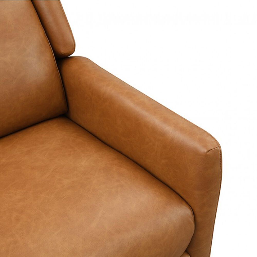 Furniture of America Psyche Push Back Recliner in Brown, , large