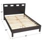 37B Nevis Queen Platform Bed in Espresso, , large