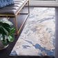 Safavieh Cyrus Shag 2"2" x 7"9" Blue and Beige Runner, , large