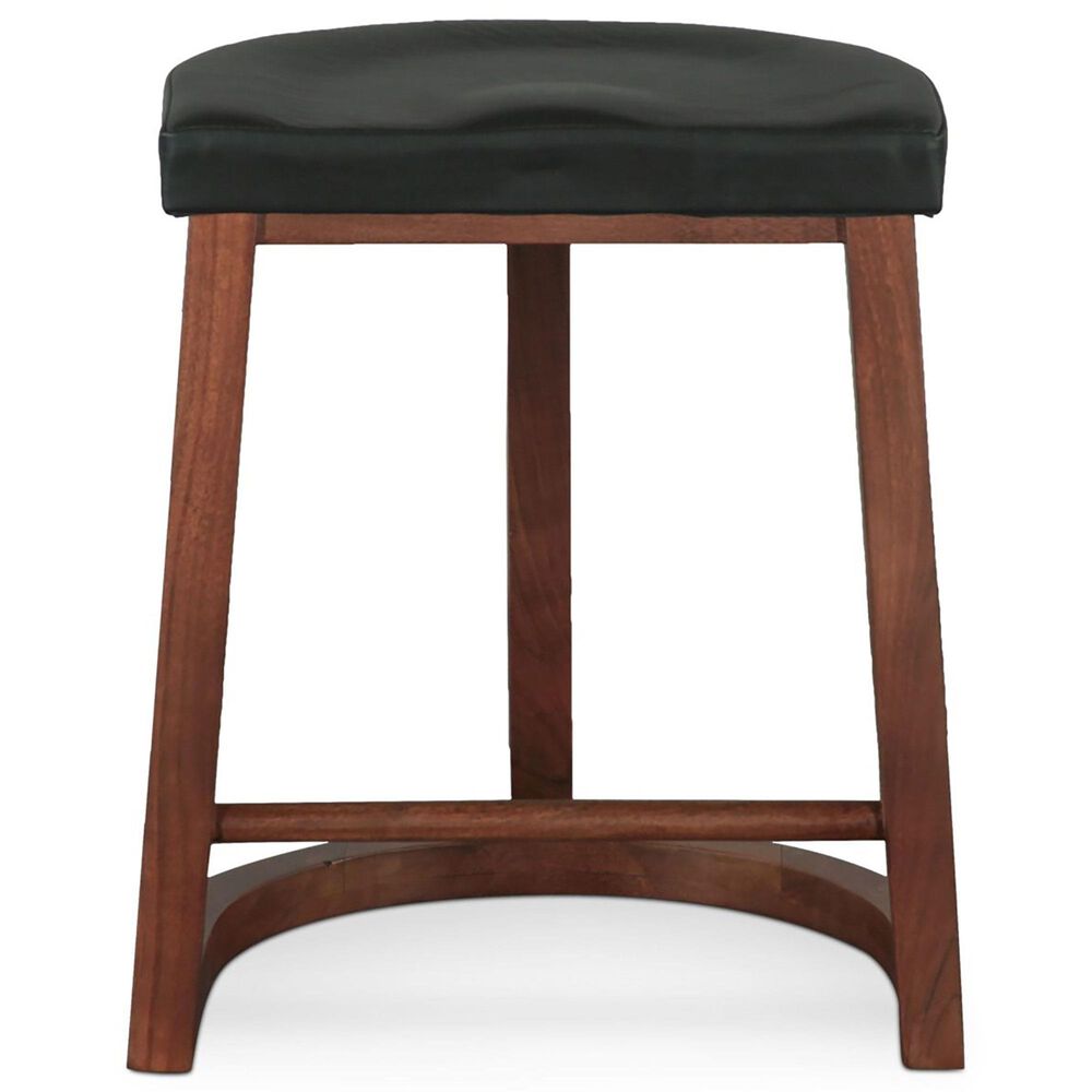 Home Trends &amp; Design Lenox 17&quot; Counter Stool in Walnut Brown, , large