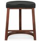 Home Trends & Design Lenox 17" Counter Stool in Walnut Brown, , large