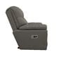 La-Z-Boy Morrison Power Rocking Recliner with Power Headrest and Lumbar in Dark Silver, , large