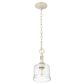 Golden Lighting Keating 1-Light Pendant with Hammered Water Shade in Antique Ivory, , large