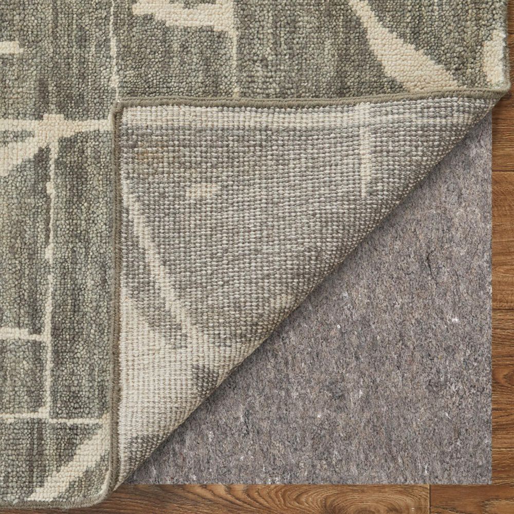 Feizy Sutton 9&#39;6&quot; x 13&#39;6&quot; Pewter and Green Area Rug, , large
