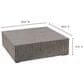 Moe"s Home Collection Terning Coffee Table in White and Black, , large