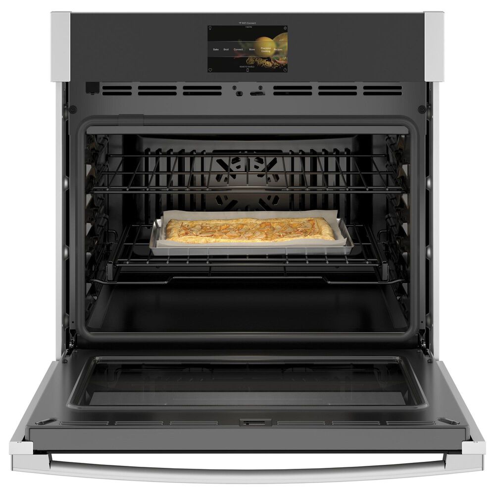 GE Profile 2-Piece Kitchen Package with Stainless Steel 30" Smart Built-In Single Wall Oven and Black 36" Energy Star Induction Cooktop, , large