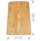 Blanco Diamond 11.25" x 20" Cutting Board in Red, , large
