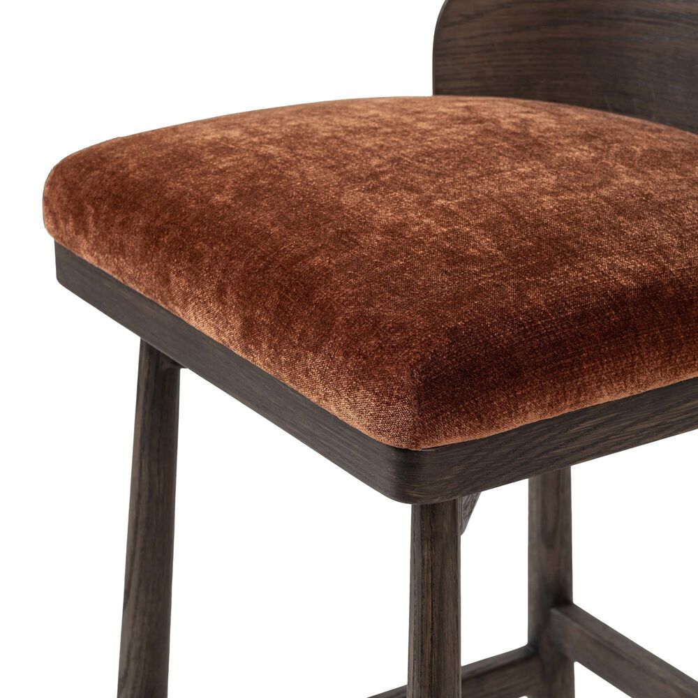 Four Hands Ashford Cloris Swivel Counter Stool in Altair Sienna, , large