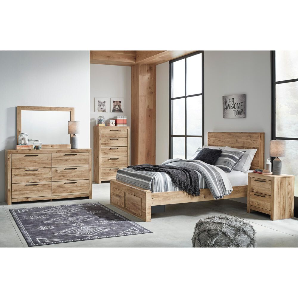 Ashley Hyanna Bedroom Mirror in Golden Rustic, , large