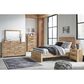 Ashley Hyanna Bedroom Mirror in Golden Rustic, , large