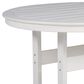 Ashley Crescent Luxe Round Dining Table in White, , large