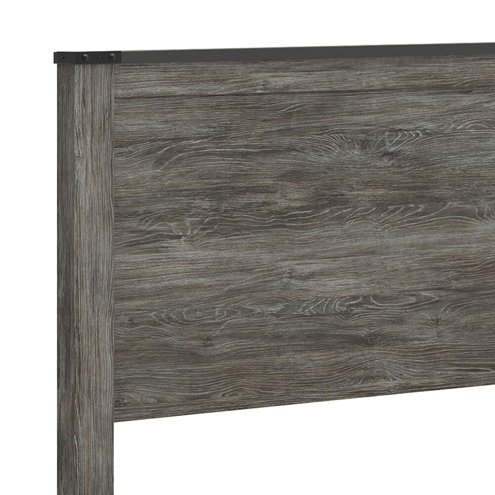 Ashley Frandern Full Panel Bed in Black and Warm Gray, , large