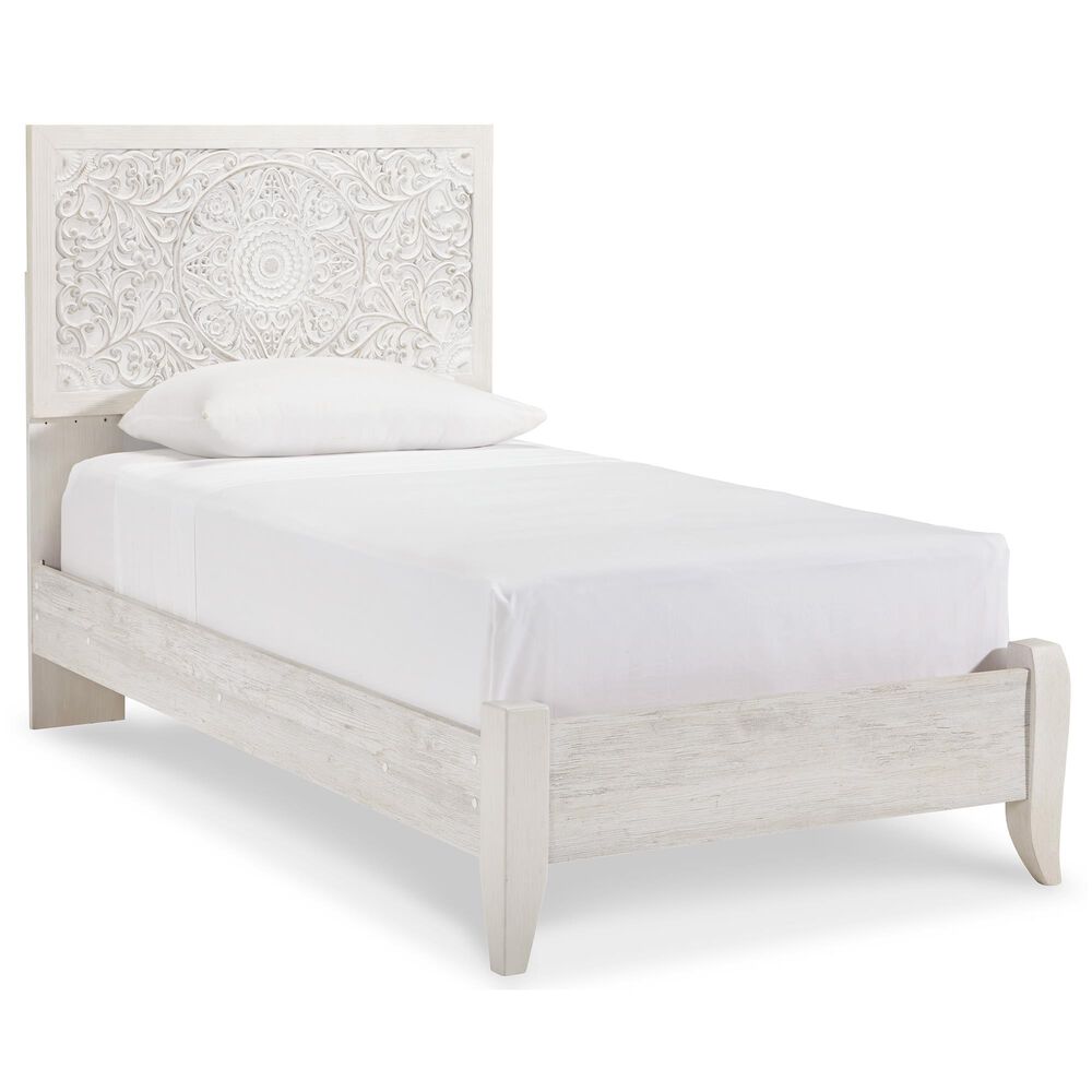 Ashley Paxberry 5-Piece Twin Bedroom Set in Whitewash, , large