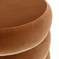 Jennifer Taylor Home Edward Pouf in Burnt Orange, , large