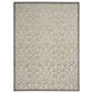 Nourison Aloha Damask 9"6" x 13" Natural Indoor/Outdoor Area Rug, , large