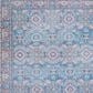 Safavieh Serapi  SEP584 6"7" Round Rust and Blue Area Rug, , large