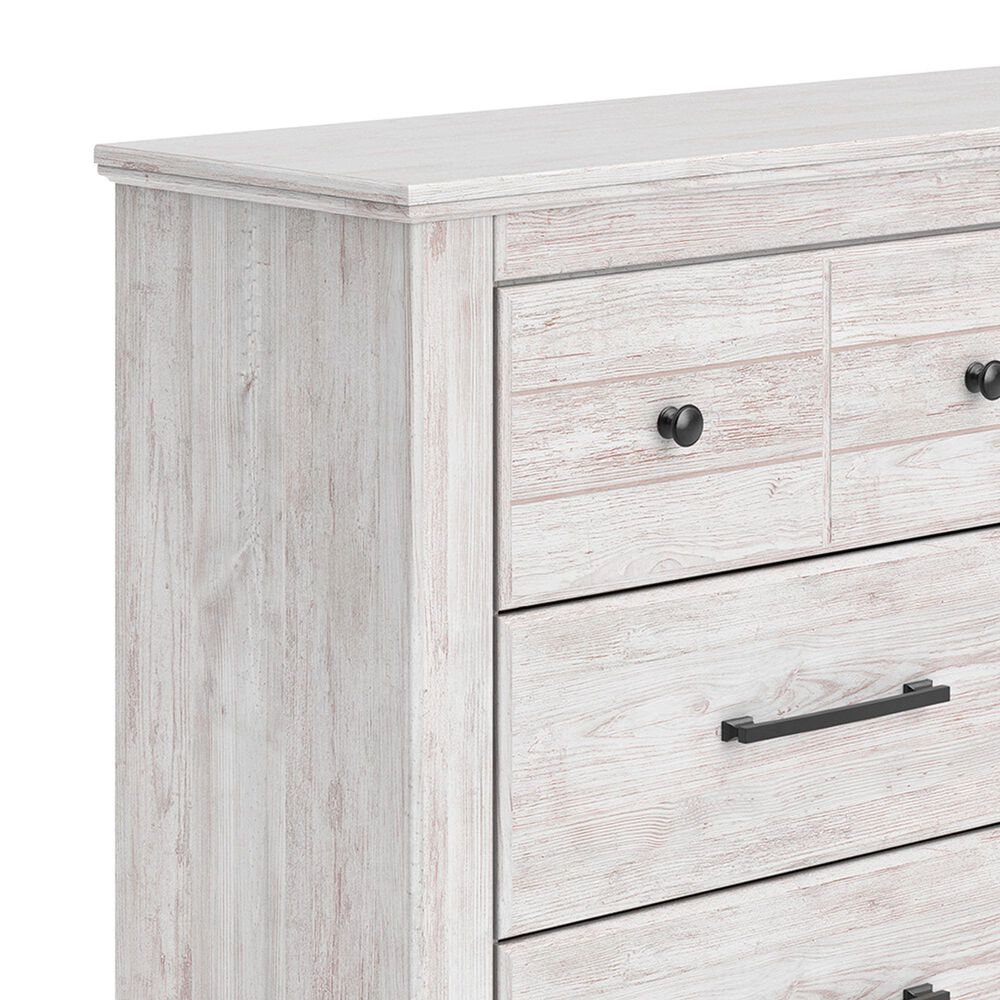 Ashley Makidern 6 Drawer Dresser Only in Whitewash, , large