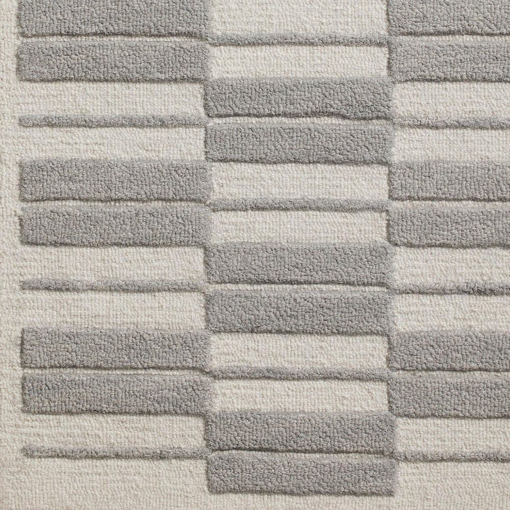 Chris Loves Julia x Loloi Bradley 7&#39;9&quot; x 9&#39;9&quot; Ivory and Grey Area Rug, , large