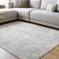 Surya Elle 3"11" x 5"7" Sage, Off-White, Dusty Sage, Slate, Charcoal and Tan Area Rug, , large