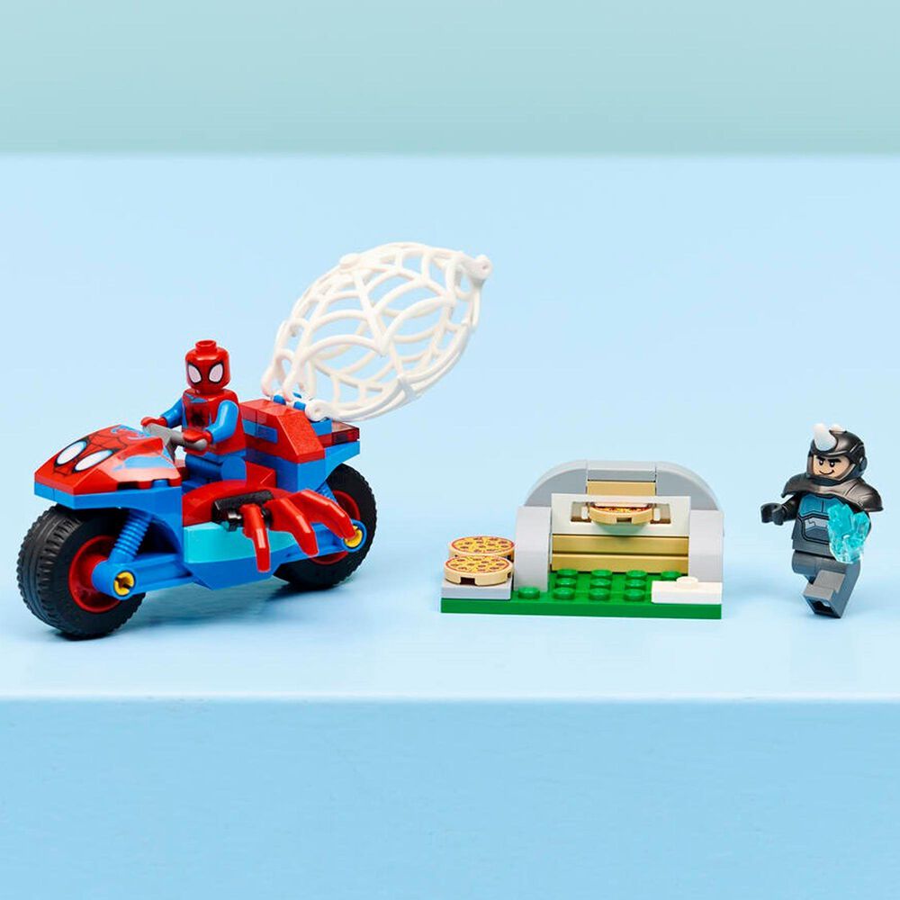 LEGO Marvel Spidey on His Motorcycle vs. Rhino Building Set, , large