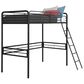 DHP DHP Twin Loft Bed in Black, , large