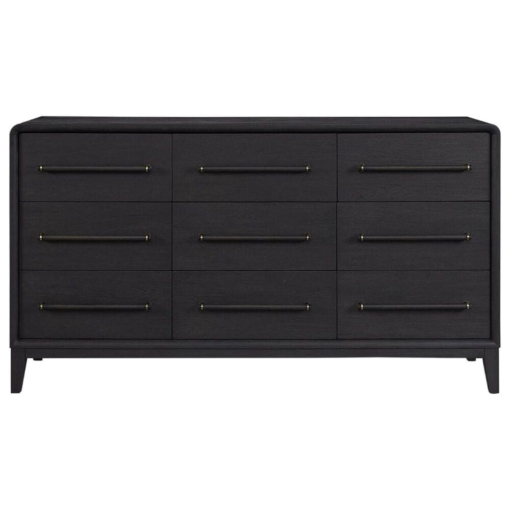 Sterling Timber Elure 5 Piece King Waterfall Panel Bedroom Set in Peppercorn, , large