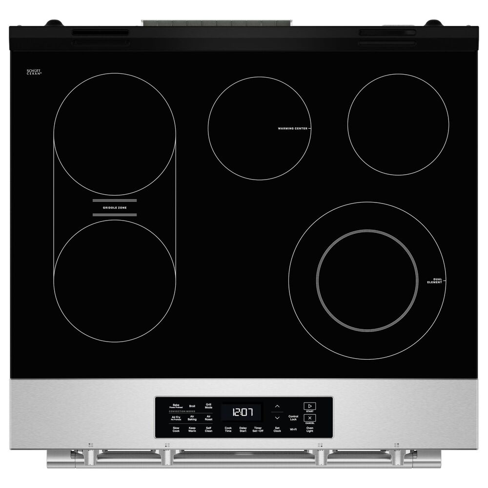 Maytag 5.3 Cu. Ft. Slide-In Electric Range in Fingerprint Resistant Stainless Steel, , large