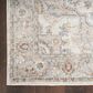 Nourison Astra Machine Washable ASW12 2"2" x 8" Grey and Multicolor Runner, , large