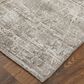 Feizy Eastfield 69A5F 2"6" x 12" Gray and Beige Runner, , large