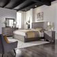 Belle Furnishings Modern Farmhouse 3 Drawer Nightstand in Dusty Charcoal, , large