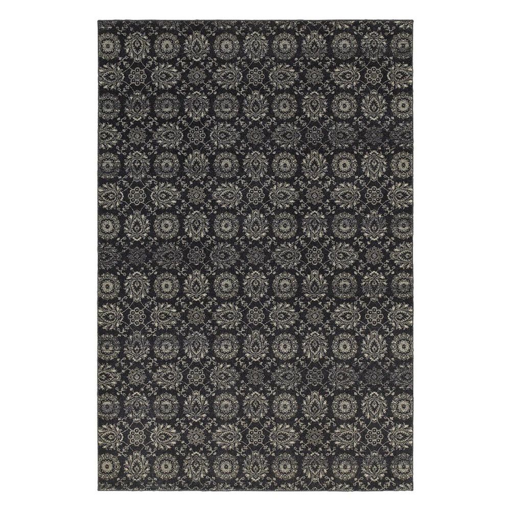 Oriental Weavers Richmond 214H 6'7" x 9'6" Grey Area Rug, , large