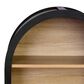 Hearth and Haven 4-Tier Arched Bookshelf in Black, , large
